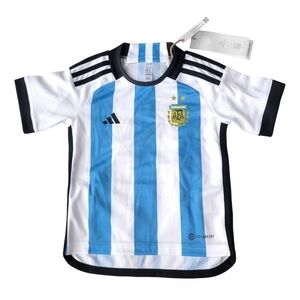 Adidas X AFA Youth Soccer Jersey Argentina 22 Home Jersey NWT 3T